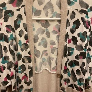 Leopard cardigan
